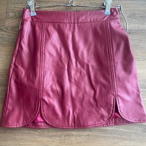 Leather Skirt